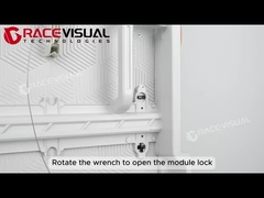 Volkleurig reclamebord buiten, digitaal LED-display