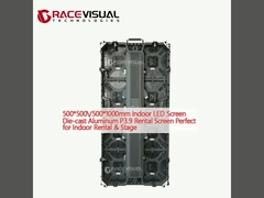 500*500/500*1000mm Indoor LED Screen Die-cast Aluminium P3.9 Rental Screen Perfect voor Indoor Rental & Stage