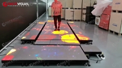 Creative LED Interactieve Dansvloer #leddancefloor #leddisplay #interactive
