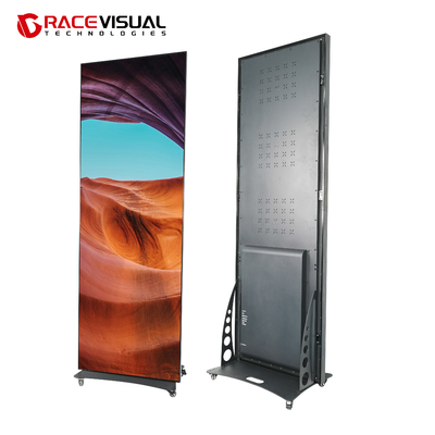 3840hz Refresh Rate Iposter Led Mirror Screen P2.5 Led Stand Poster Digitaal Led Poster met IP40/IP21