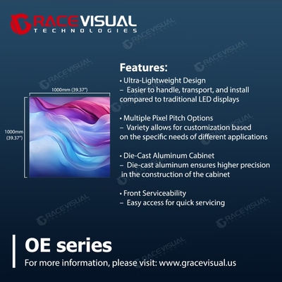 OE Serie Outdoor Reclame LED Display – 7680HZ met full color Strak, Duurzaam & Klaar om Wereldwijd te Verzenden