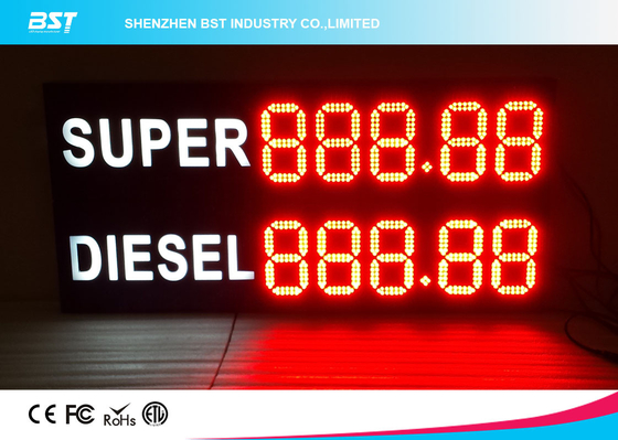 Buiten waterdicht LED-gasstation LED-scherm