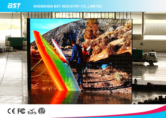 Winddicht buiten Huur Transparent LED Scherm Pixel Pitch 10mm Led Display