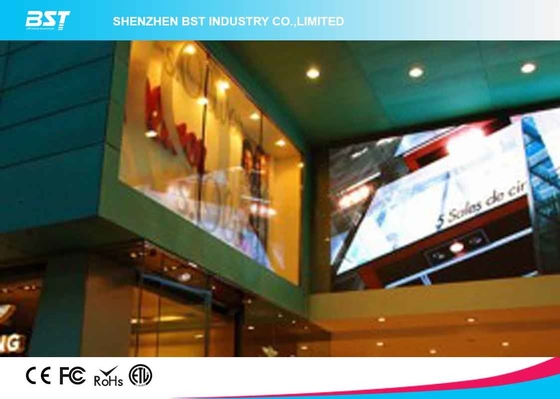 P5mm Transparante LED-scherm Display, Flexibel glas reclame led-scherm diffrerent vorm