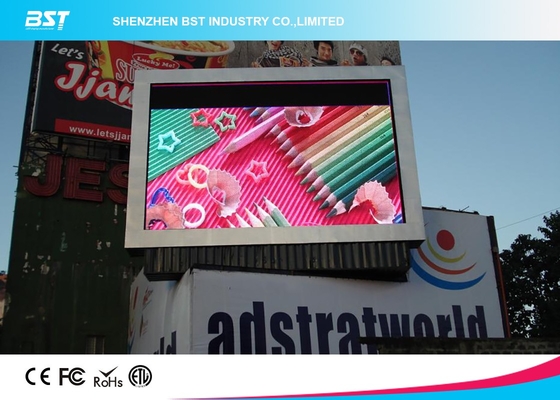 Hoge vernieuwingssnelheid 6mm pixel pitch Full Color Outdoor LED Display voor dynamische reclame