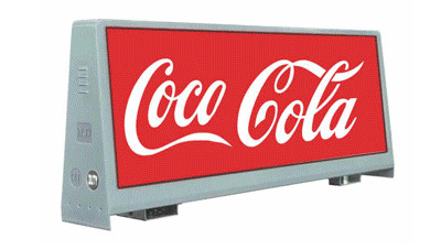 Waterdicht dak van kleine auto's en taxi's Advertentie LED-scherm 960 mm x 320 mm Taxi Top LED-scherm