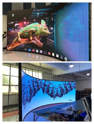 zichtbaar Magnetisch ontwerp Flexibel Led display P2.5 Gekrompen reclame LED scherm Voor conferentie
