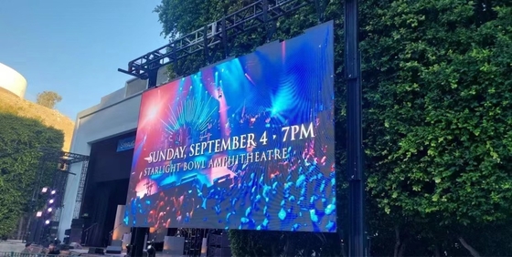 IP65 Outdoor Rental LED Display Die-cast aluminium kast met NovaStar besturingssysteem