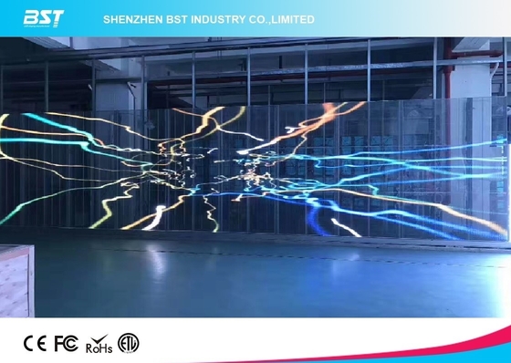 Lichtgewicht LED-transparante mesh-scherm P10 volkleurenscherm voor snelle installatie