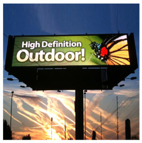 Full Color Outdoor Advertising LED Display Ultra Thin Lightweight Makkelijk te installeren voor dynamische reclame