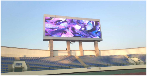 Full Color Outdoor Advertising LED Display Ultra Thin Lightweight Makkelijk te installeren voor dynamische reclame