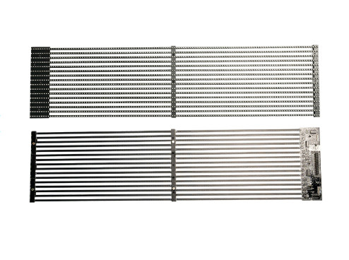 P3.9-7.8 Transparante buiten LED-scherm met een hoge helderheid van 5500 nits en een vernieuwingssnelheid van 3840 Hz