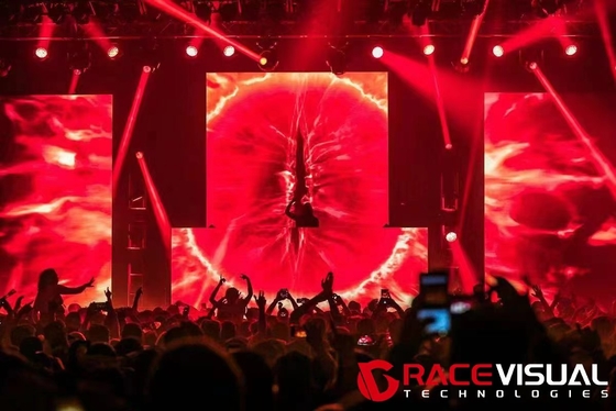 7680HZ,Professional P2.97mm P3.91mm Outdoor Rental LED Display 500x1000mm 14kg Voor podium evenementen