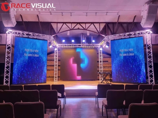 Professionele verhuur van LED-videomuur met frontservice - IRB-serie voor podiums, concerten en evenementen 500*500MM & 50*100MM
