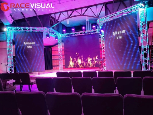 7680HZ 500x500mm IRA-serie Indoor Rental LED-display met module-resolutie 64x64px en IP-classificatie IP40/IP21