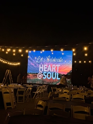 P3.9 500*1000 mm Buitenverhuur Led-scherm 7680HZ voor podium evenementen