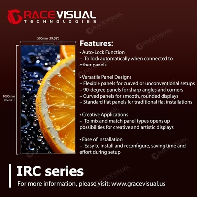 IRC-serie Indoor Rental LED ScreenP2.6 / P2.9 / P3.9mm∙ 7680Hz Ultra High Refresh∙ LED Display / Muur / Video Muur