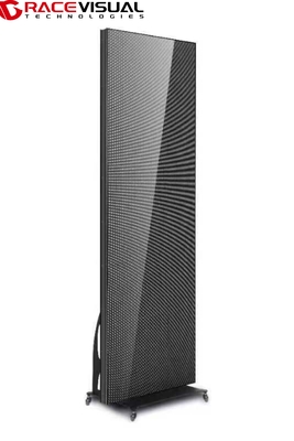 P2.5 mm Digitaal Display Totem Indoor Screen 640 x 1920 mm Interactief Poster 3840 Hz Hoge verversingsfrequentie WiFi-gecontroleerde draaiende stand voor evenementen