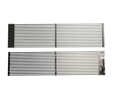 TSF-serie, Transparante led-scherm voor vaste, ultradunne panelen, lichtgewicht