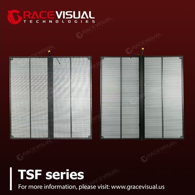 Transparante LED-paneel van de TSF-serie met hoge transparantie en ultradunne paneelontwerp