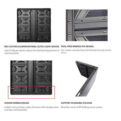 OE-serie, gegoten aluminium kast Reclame LED-display hogere precisie, gemakkelijk te splitsen, frontservice