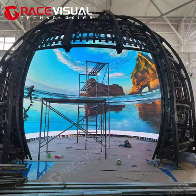FX-serie Flexibel LED-scherm: 1,25 mm-2,5 mm Pixel Pitch-opties, 16-bit kleurdiepte, 4000:1 contrastverhouding, front-service ontwerp voor moeiteloos onderhoud,Ideaal voor creatieve retail displays en evenementen