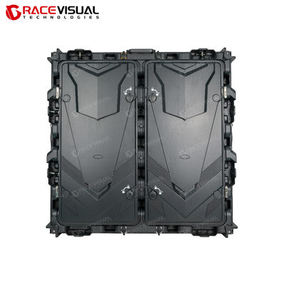 Buitenshuis HD-fixed LED-display OB-R serie Fast Lock IP65/IP54 960x960mm kast