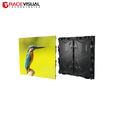 Buitenshuis HD-fixed LED-display OB-R serie Fast Lock IP65/IP54 960x960mm kast