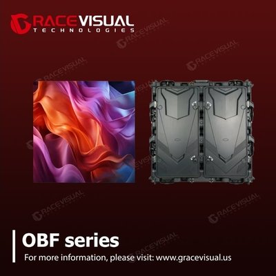 OBF Serie Outdoor LED Display HD Resolutie Die-Cast Design