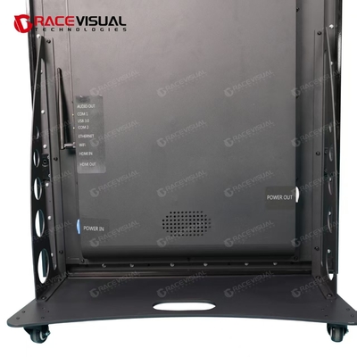 Stroomlijnde mobiele implementatie met 90°-hoeksplicing Indoor Advertising LED Display en PC-softwarebesturingsopties