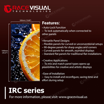 IRC-serie Indoor Rental LED Display Ultra-High Refresh Rate, veelzijdige flexibiliteit en energie-efficiëntie voor commerciële evenementen binnen