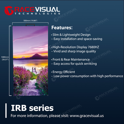 IRB P2.6 Professionele LED-scherm 7680 Hz Ultra Smooth Refresh 500 x 1000 mm Huurmodule 600 nits Hoge helderheid