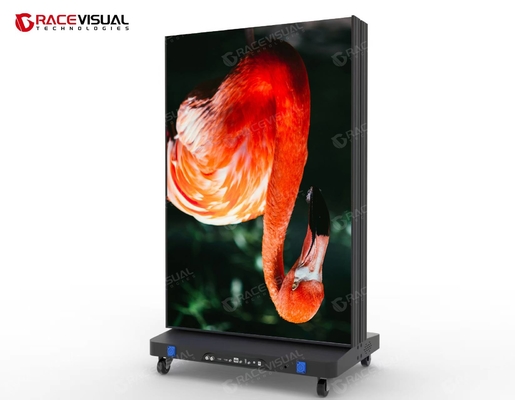 Indoor Opvouwbaar Led Poster Scherm Led Digitaal Display Voor Banner Draagbare Led Videowand Voor Winkel