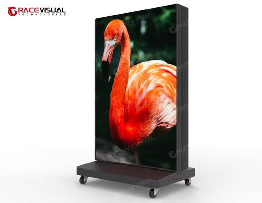 Indoor Opvouwbaar Led Poster Scherm Led Digitaal Display Voor Banner Draagbare Led Videowand Voor Winkel