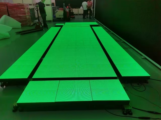 Snelle installatie Indoor LED Digital Dance Floor Tiles Video Wall Interactieve Display Screen