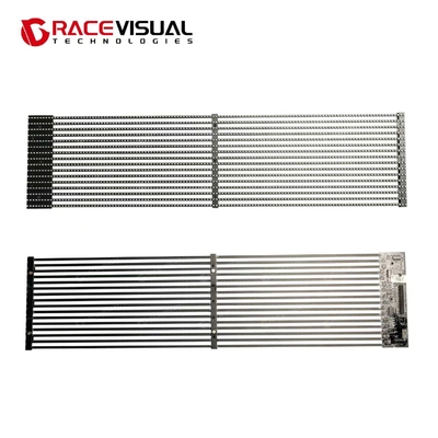 GRACEVISUAL TS-F: Ultra-dun transparante slimme scherm met een hoge helderheid (600~5500nits) en hoge transparantie, helder bij elk licht.