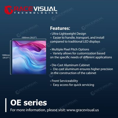 OE Series Outdoor Advertising LED Screens: Durable, High-Brightness Displays for Impactful Outdoor Branding
