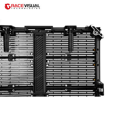 TSR Series Outdoor Transparent LED Rental Screen. US Stock Instant Shipping, 5500nits High Brightness voor alle weersomstandigheden.