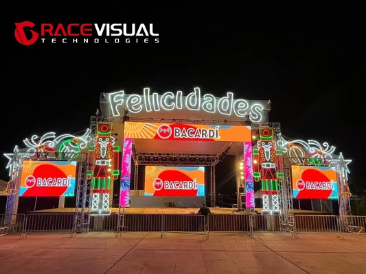 7680HZ,Professional P2.97mm P3.91mm Outdoor Rental LED Display 500x1000mm 14kg Voor podium evenementen
